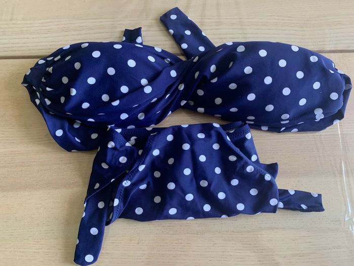 Ensemble maillot de bain Bandeau Marine | Taille L - photo numéro 2