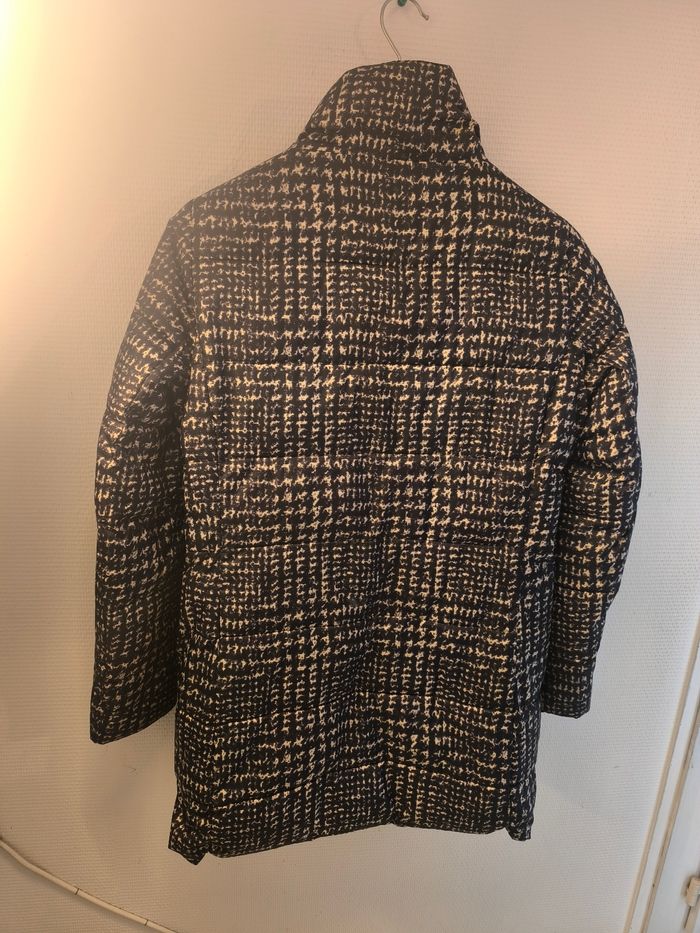 Doudoune femme noire et crème - photo numéro 10