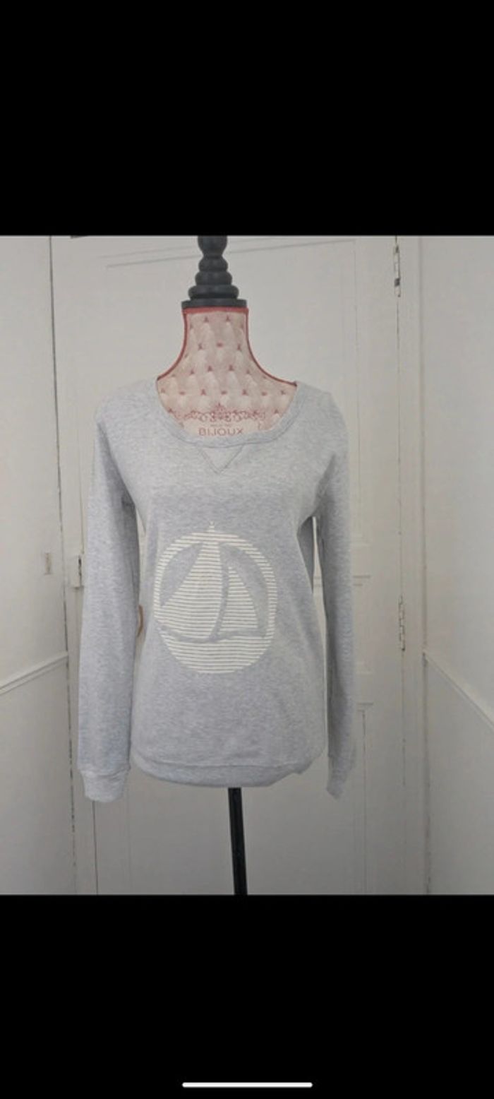 Sweat gris confortable intérieur tout doux 36 - photo numéro 2