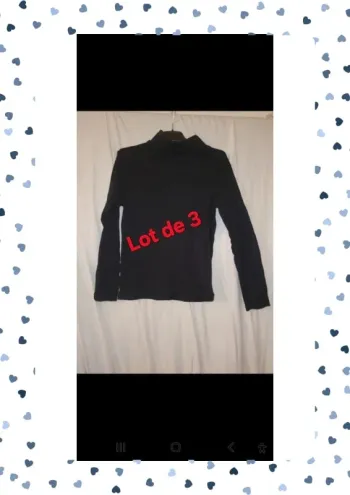 Lot de 3 Sous pull