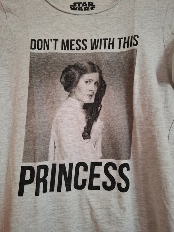 Tee shirt princesse Leia Taille S - photo numéro 2