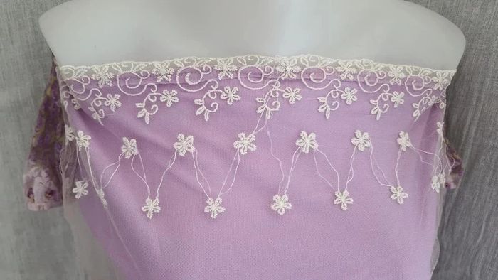 Tee-shirt mauve femme "Jacqueline RIU" Taille 2/38 - photo numéro 4