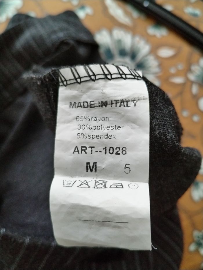 Pantalon gris à rayures - photo numéro 6