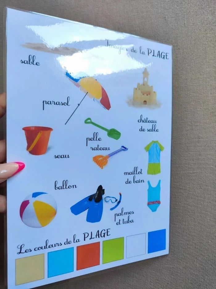 Imagier de la plage A4 - photo numéro 3