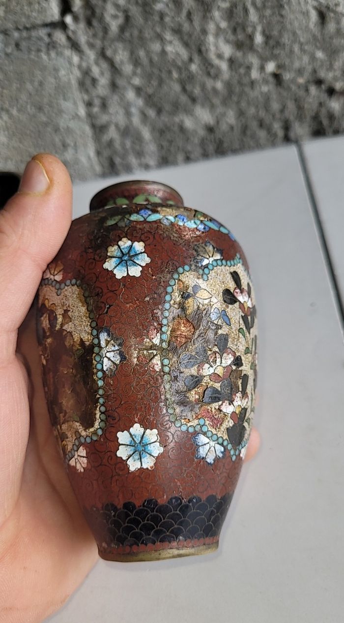 Petit vase en émaux - photo numéro 3