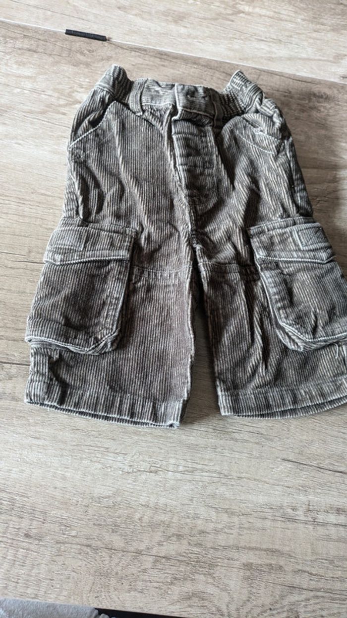 Pantalon cotelé marron