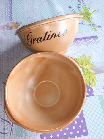 2 plats en céramique pour gratinés