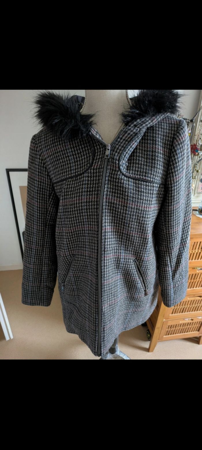 Manteau capuche kiabi