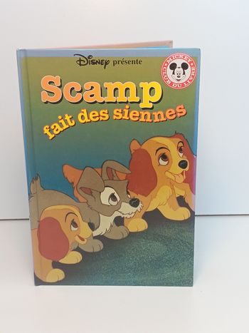 Livre Disney mickey club du livre Scramp fait des siennes