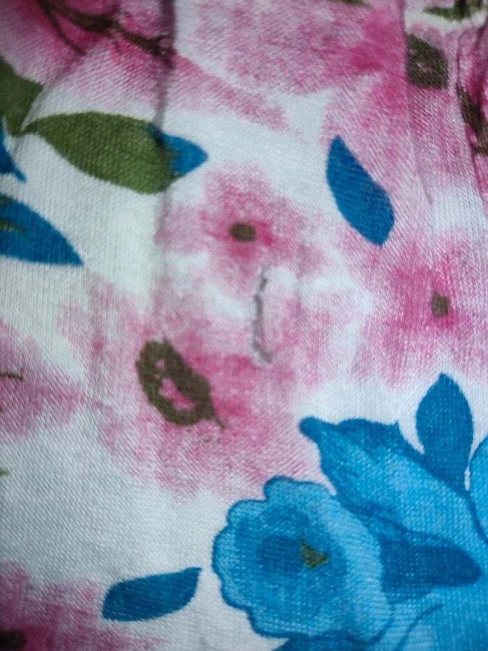 Combi short bustier a fleur 2 poches passant pour ceinture - photo numéro 2