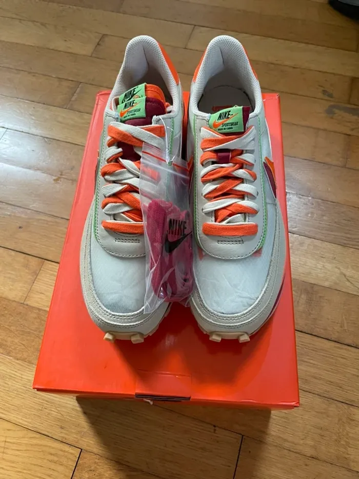 Nike Sacai x Clot x LD Waffle ‘Net Orange’ - photo numéro 8