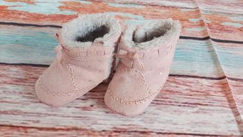 Bottines 3 mois fille rose