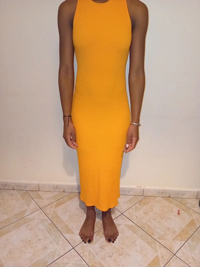 Robe dos nu croisé