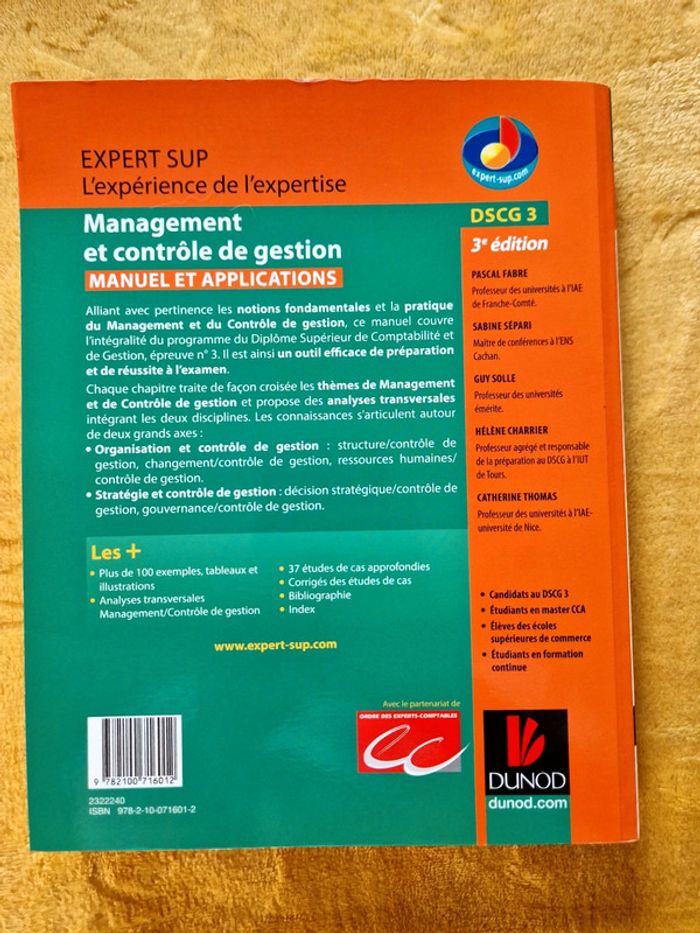 DSCG 3 Management et contrôle de gestion - photo numéro 2