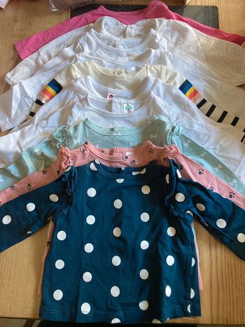 Lot de 11 tee shirts manches longues 3 mois