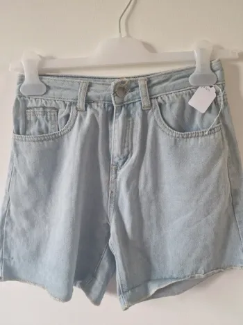 Short en jeans