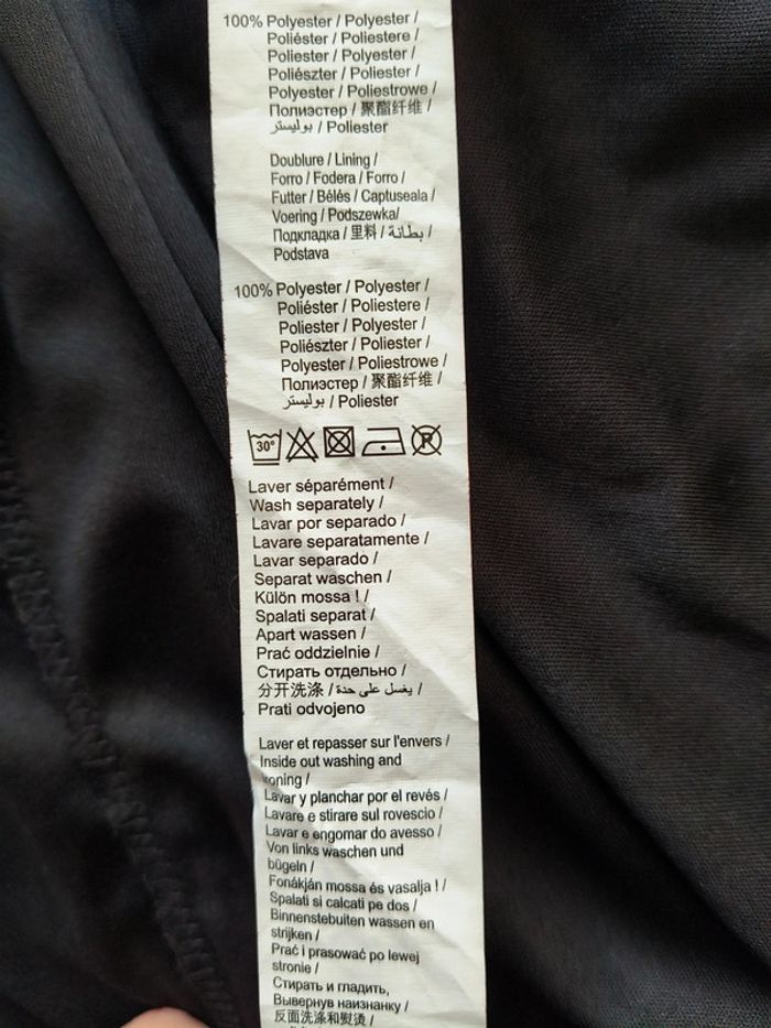 Robe Kiabi noire 40 avec petit voile - photo numéro 2