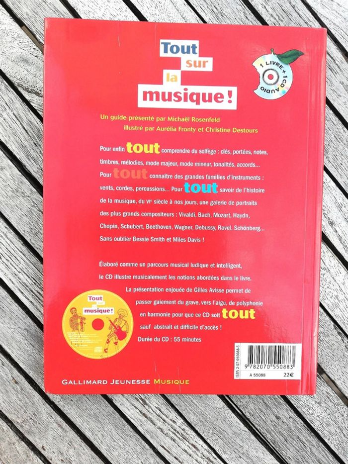 Tout sur la musique ! - Album

Illustré + CD - photo numéro 2