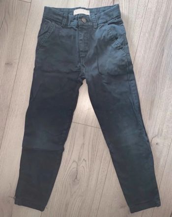 Chino Zara 7 ans bon état bleu marine