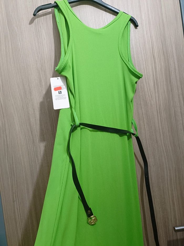 Robe longue verte clair - photo numéro 5