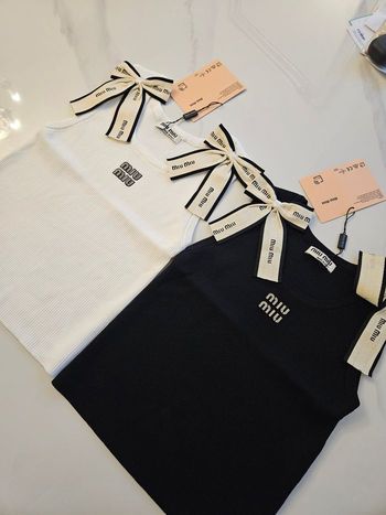 Débardeur Miu Miu noir