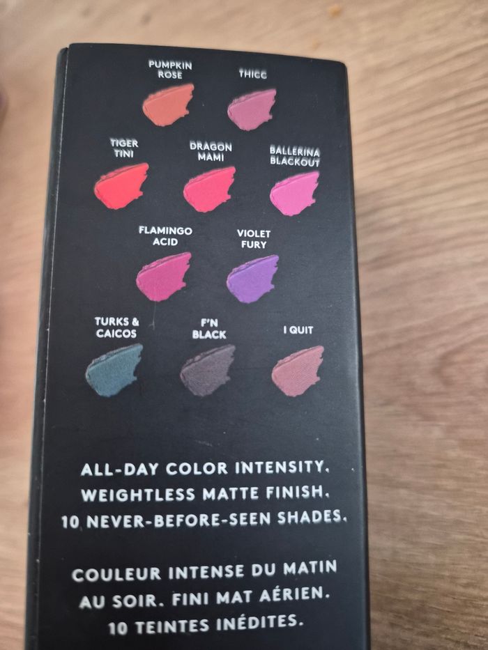 Collection de 10 rouges a levres mats Fenty beauty - photo numéro 4