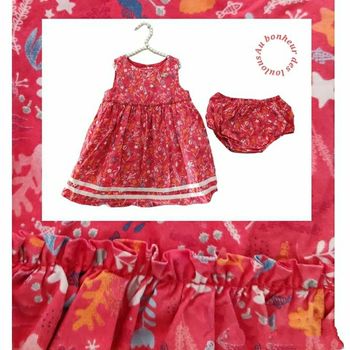 24 mois 2 ans robe et bloomer sergent major