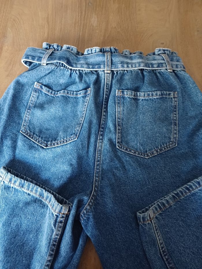 Jean Mom , taille haute et élastique - photo numéro 7