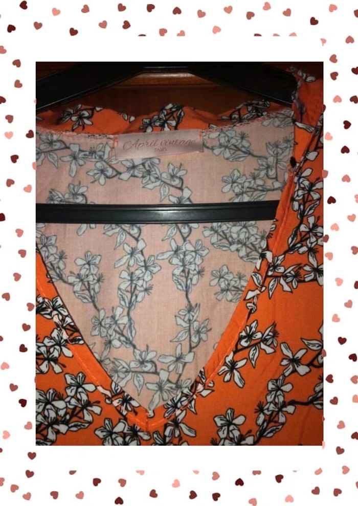 Robe fleurie taille unique April Vintage neuve - photo numéro 2