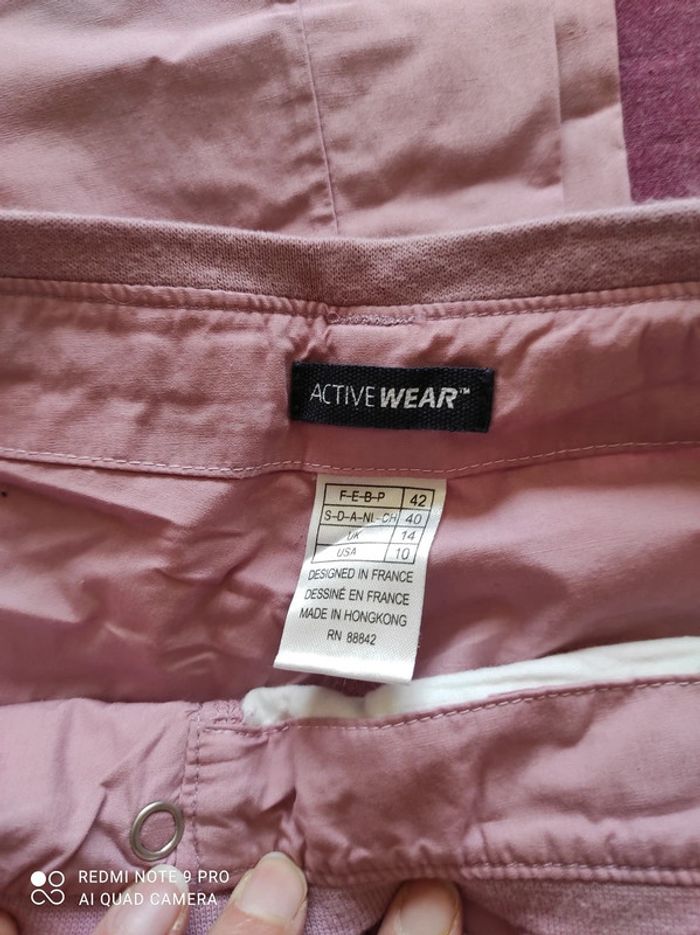 Pantalon large t42 rose tbe - photo numéro 4