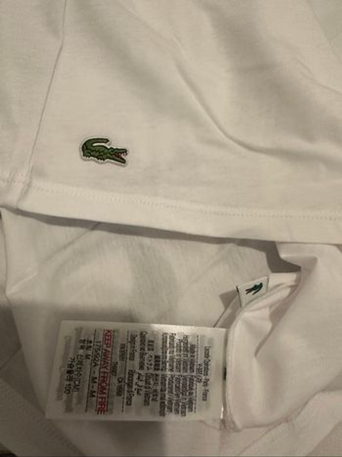 Tshirt Lacoste blanc - photo numéro 5