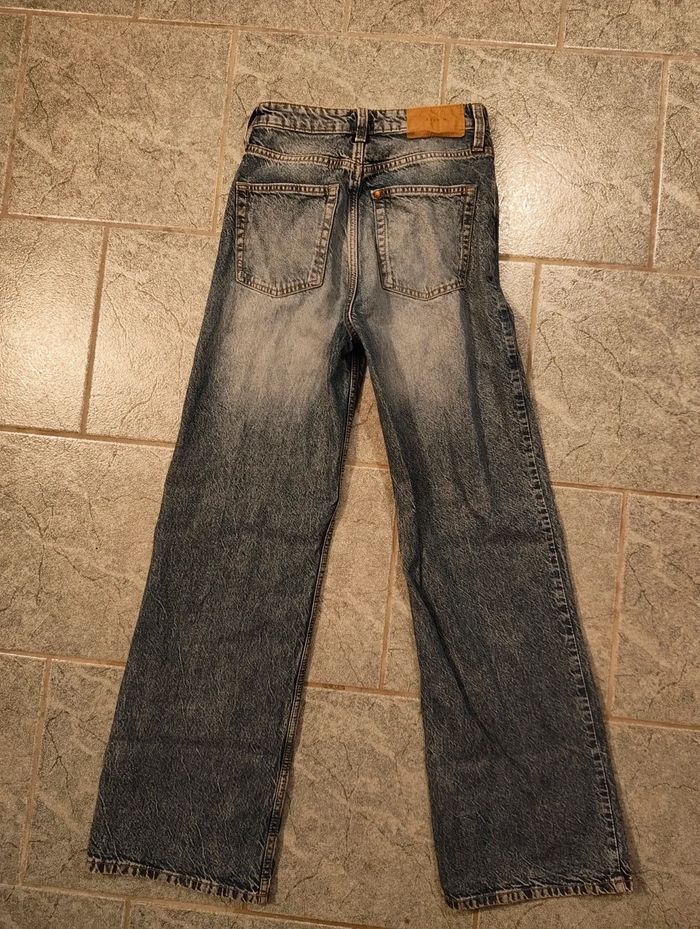 Jeans à jambes larges taille 34 - photo numéro 2