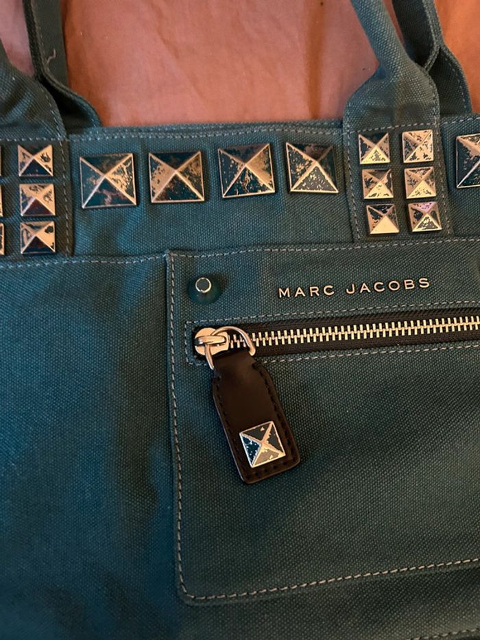 Sac bleu canard Marc by Marc Jacobs - photo numéro 3