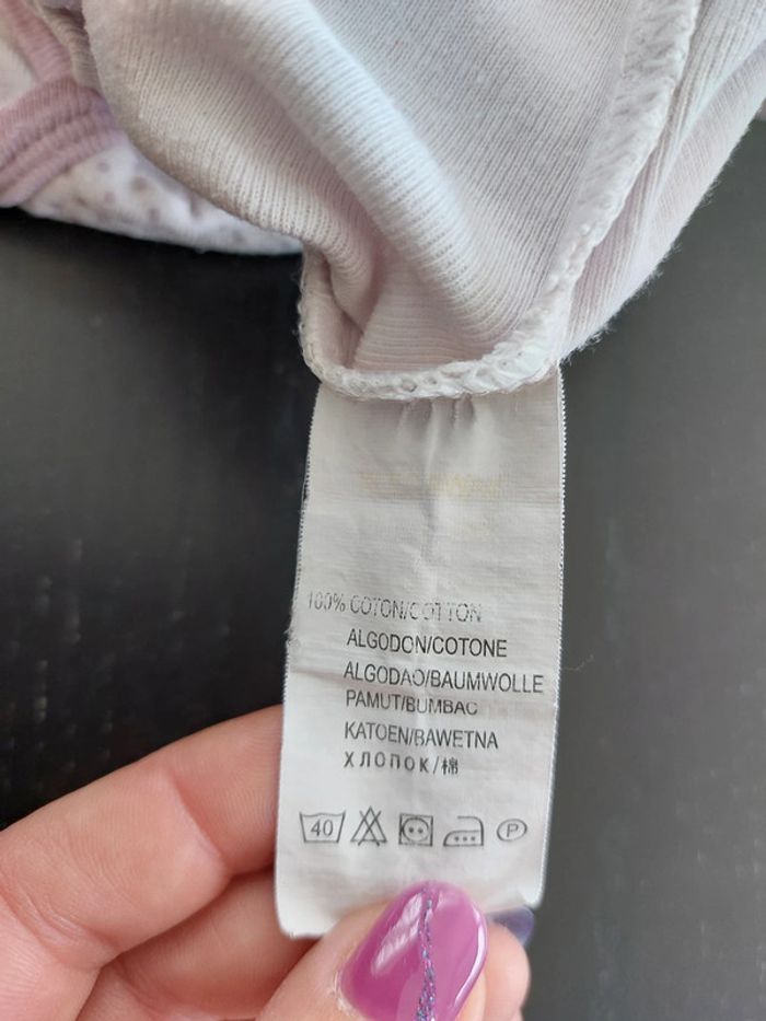 Lot de 4 bodies manches longues 👧 Kitchoun 9mois 💯% coton - photo numéro 8