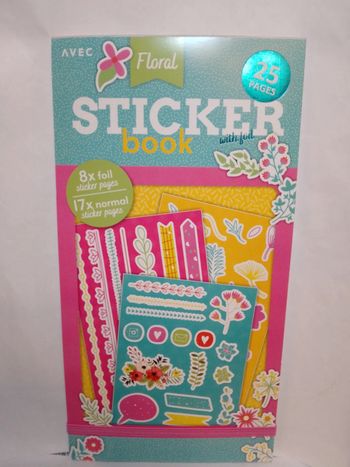 Sticker book élastique "Floral"