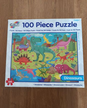 Puzzle dinosaures 100 pièces+ poster 