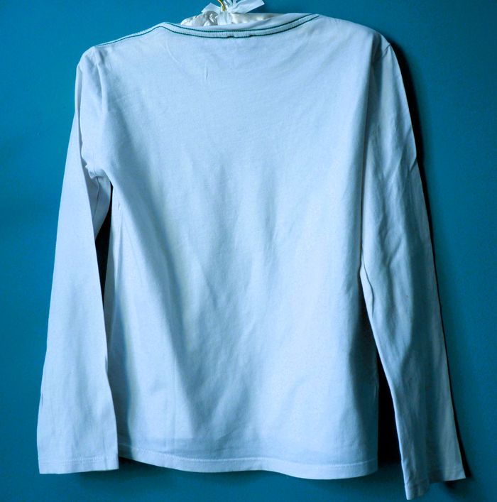 T-shirt Garçon Paul Smith 12 ans manches longues Blanc TBE - photo numéro 4