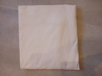 drap housse blanc épais vintage pour lit de 120