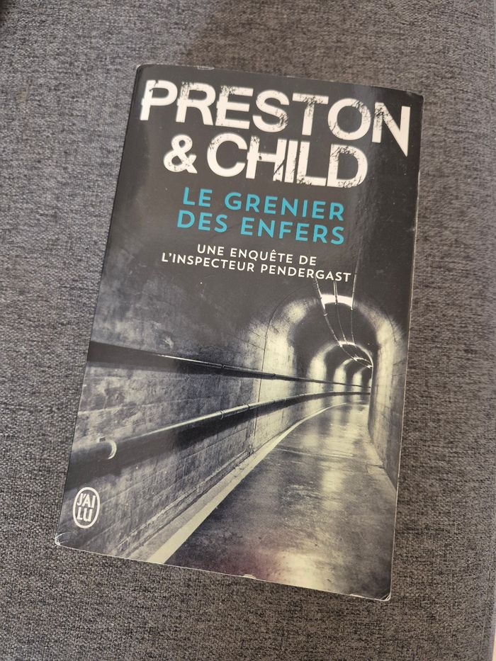 Livre  titre le grenier des enfers