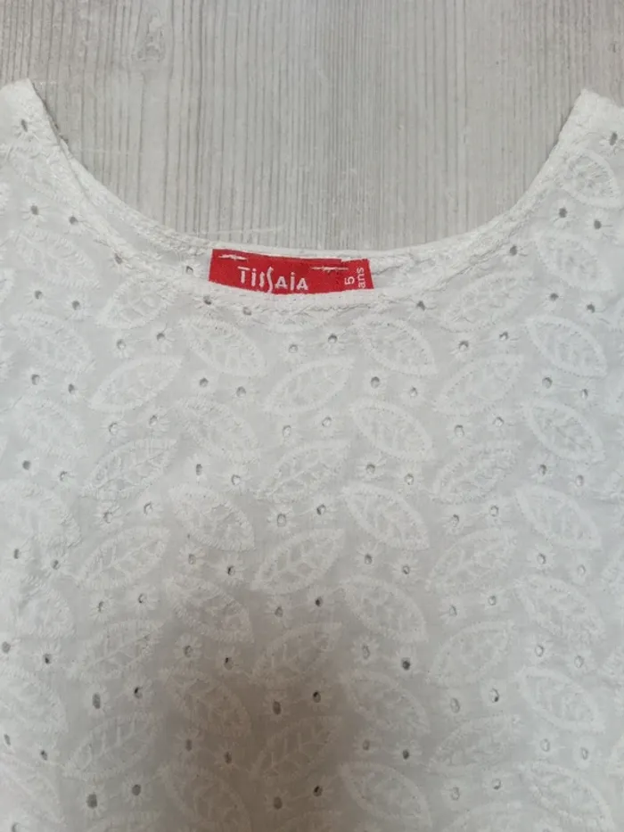 Crop top fille blanc 5 ans - photo numéro 3