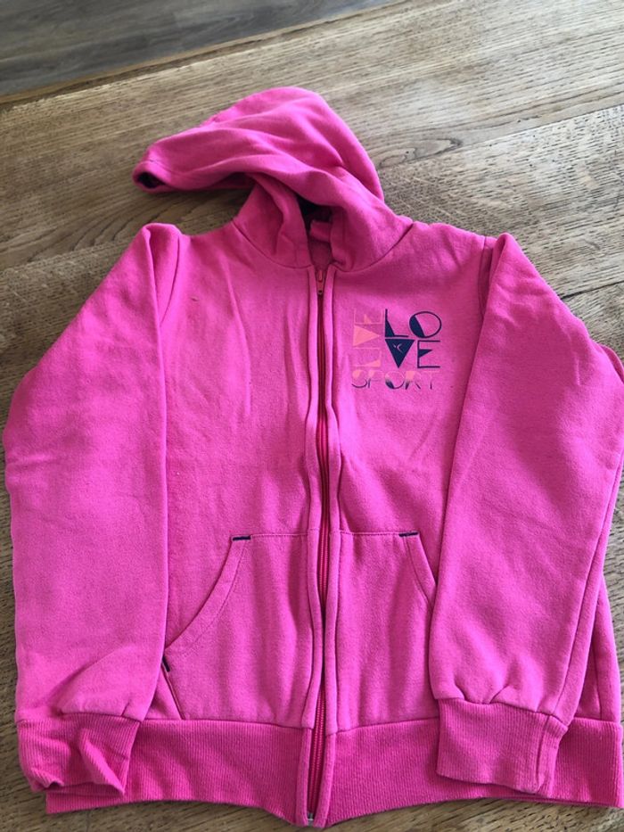 Sweat zippe 12 ans fille