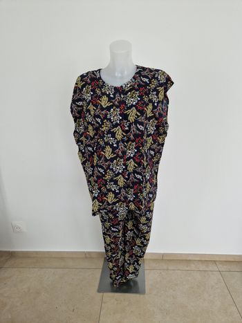 Ensemble bleu marine fleurie Balsamik