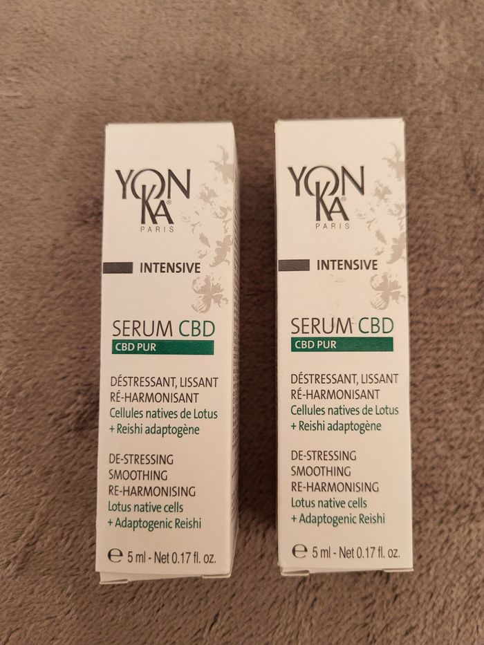 Lot serum nuit visage au CBD