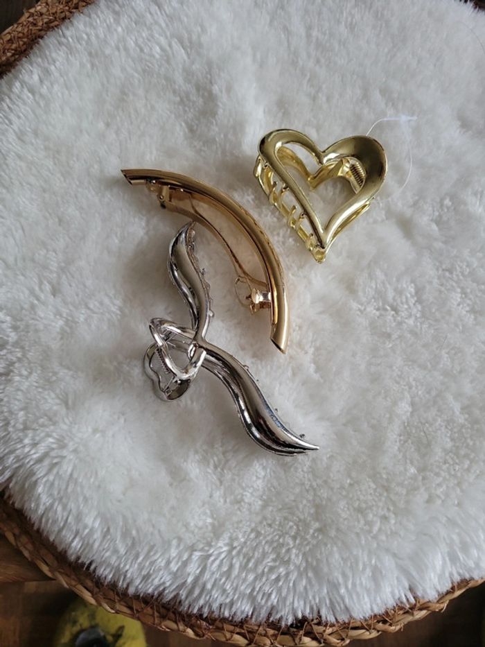 Lot accessoires cheveux pinces et barette - photo numéro 2
