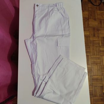 Pantalon neuf blanc de travail taille 3 ou 46-48, Mulliez-Flory