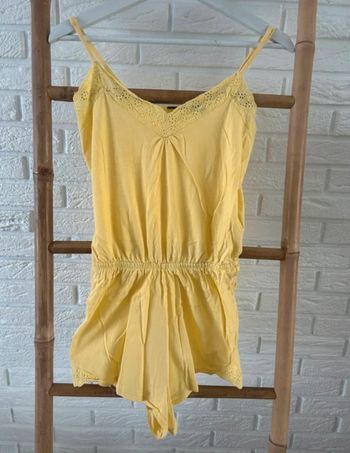 Pyjama combishort jaune Kiabi taille S