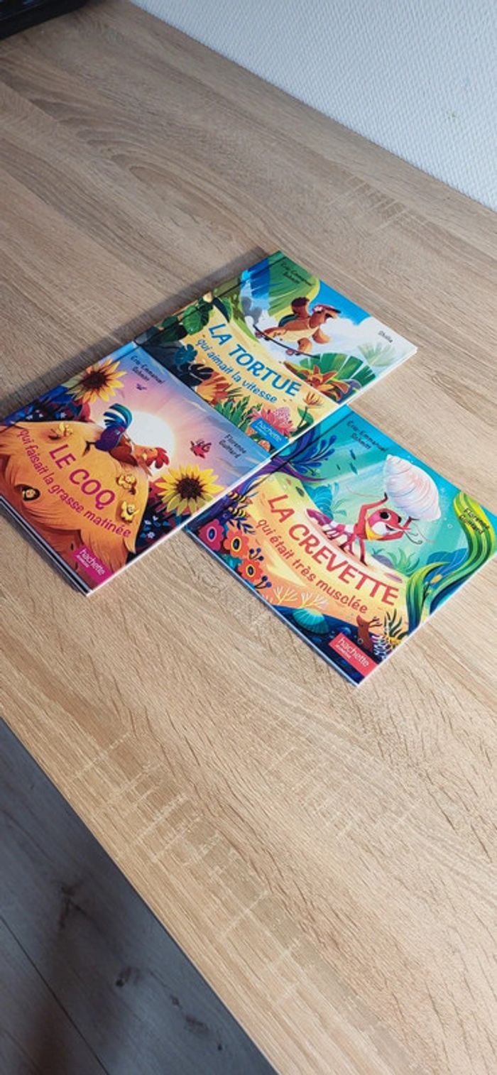 Livre MC do collection animaux tortue coq crevette