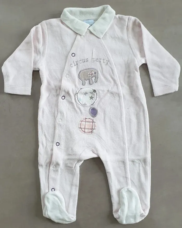 Pyjama circus rose 6 mois