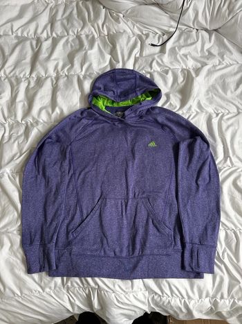 Sweat à capuche Adidas violet Ultimate Hoodie - Taille XL femme