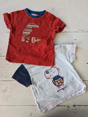 Lot de 2 tee-shirts 18 mois